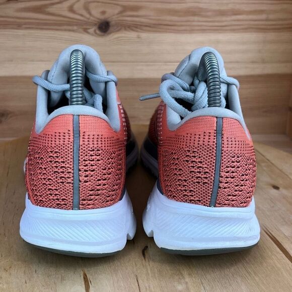 Saucony Ride 13 Orange & White Athletic Running Shoes Womens Size 8.4 - Picture 5 of 8